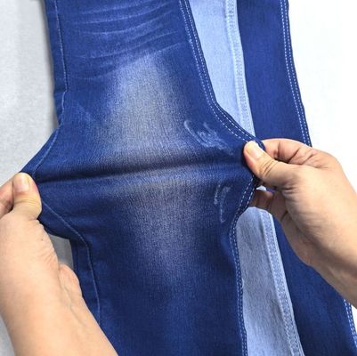 Moda Alto Estiramiento Satin Denim Tejido Ligero Peso 9OZ 58' 59'
