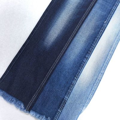 Algodón a prueba de contracción Spandex Tejido de denim Tri Core Algodón Spandex Azul Oscuro 11 oz