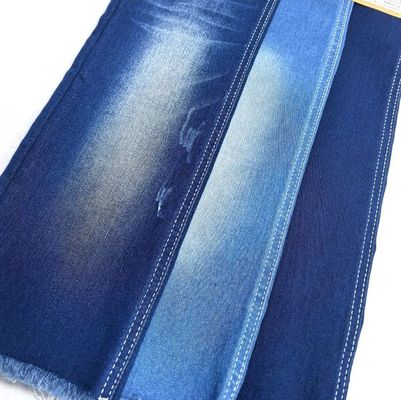comprar Indigo azul satinado de tejido de denim con estiramiento bueno con stock listo para calzoncillos online manufacture