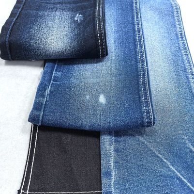 comprar Artículos en stock Tejido de mezclilla INDIGO OSCURO estilo TWILL de alta elasticidad JSD3216 para ropa de mujer, jeans online manufacture