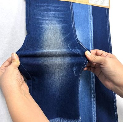 comprar 9OZ Elasticidad de estiramiento Tejido Indigo Satin Denim para Dama A prueba de contracción online manufacture