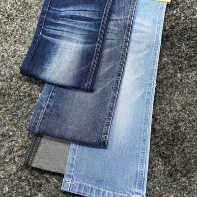 comprar Siro hilados de algodón espandéx azul oscuro material denim tela 9.5 oz online manufacture