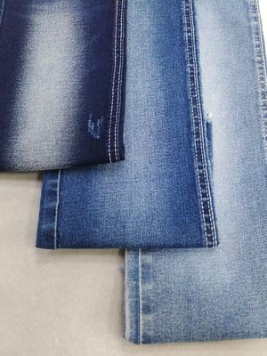 comprar Tejido de algodón poliéster negro índigo denim de estiramiento débil JSD3037 9.6OZ online manufacture