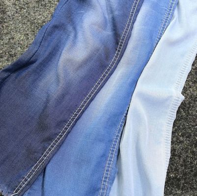 comprar 30*32/20 Cuenta de hilo Estiramiento Lyocello Azul Oscuro Tejido Denim Plano 4,8 oz JSD2020 YARN DYED Patrón online manufacture