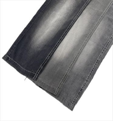 comprar Patrón de hilo teñido tejido negro color verano de peso ligero diseño de la barra Tencel Lyocell Tejido elástico de denim para jeans online manufacture