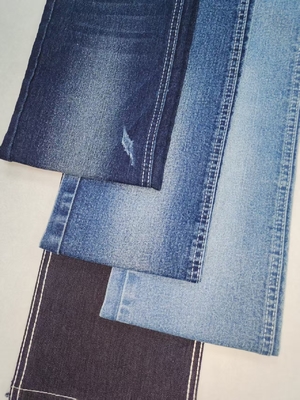 comprar Alto estiramiento 55%Tejido de algodón denim DARK INDIGO TWILL estilo JSD3320-2 para jeans de moda online manufacture
