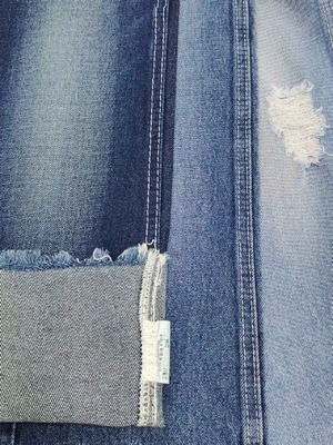 comprar 73% algodón Tejido vaquero INDIGO OSCURO no elástico  estilo SARGA JSD3135R para mujer  jeans  ropa  Venta al por mayor de denim online manufacture