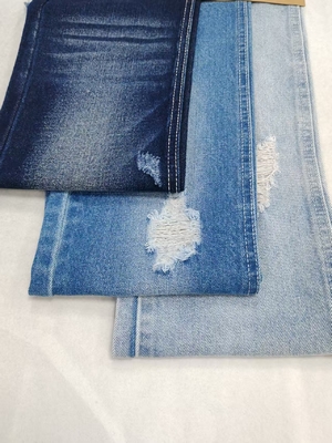 comprar Super suave de 80 algodón INDIGO oscuro denim tejido de fibra tejida JSD3328 para las novias jeans online manufacture