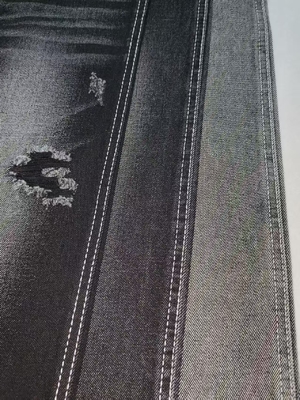 comprar 75% de algodón Tejido de denim no elástico NEGRO/NEGRO JSD3135A-R para pantalones vaqueros ropa vintage online manufacture