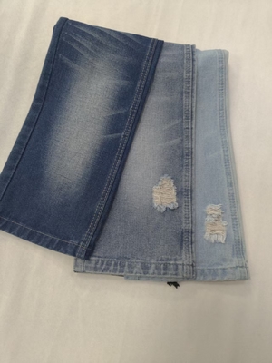 comprar Tejido vaquero de mezclilla no elástica de 180 cm de color índigo oscuro de 10.7 oz, transpirable, algodón, viscosa y poliéster 10x7 JSD3075-1 online manufacture