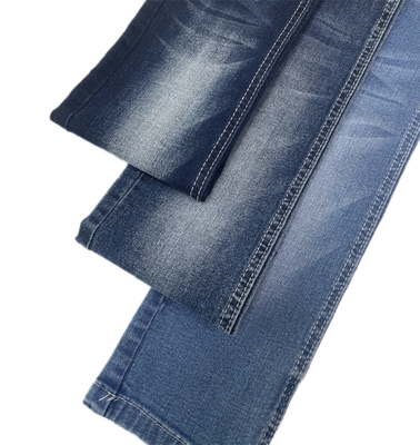 comprar Tejido vaquero elástico de hilo de bambú vertical 65% algodón 10.5oz para vaqueros de señora online manufacture