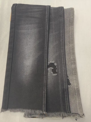 comprar 13 oz sin elástico de algodón poliéster rayón negro/negro 180 cm de tejido denim 8x6 JSD3218A online manufacture
