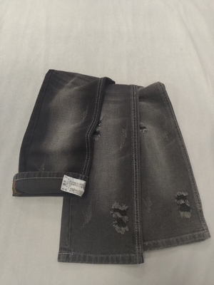comprar 64.2%Baño sin estiramiento Baño poliéster NEGRO/NEGRO 178-180cm Tejido denim 10*10 JSD3226A online manufacture