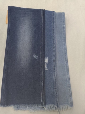 comprar Tela de mezclilla de sarga derecha, estilo sin estiramiento, algodón, poliéster, rayón, INDIGO OSCURO, 178-180cm, 10*10, JSD3226R online manufacture