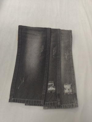 comprar 70% Algodón 23% Rayón 7% Poliéster Tejido Denim 9.3oz Negro Blanco online manufacture