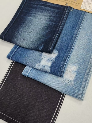 comprar Tejido denim tejido estilo sarga 90% algodón elástico libre de 10.3OZ JSD3214 para jeans de mezclilla de alta calidad online manufacture