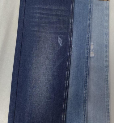 comprar Peso medio No elástico de algodón poliéster Rayón oscuro INDIGO Tejido de denim JSD3337 para jeans de moda online manufacture
