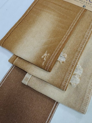 comprar Color KHAKI Tejido de denim estilo twill derecho con 10 * 7 Construcción JSD3022K para novios jeans pantalones de mujeres online manufacture