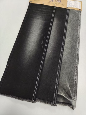 comprar Bajo encogimiento de 4 vías de estiramiento 75% de algodón de estilo twill Tejido denim con 180 cm de ancho JSD3037A para jeans novio online manufacture