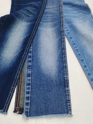 comprar Buen precio 72% algodón sarga estilo Denim Fabric cuatro vías elástico 10*21/40+70 Construcción JSD3110 para jeans online manufacture