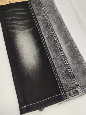comprar NEGRO/NEGRO 75% algodón Spandex alto Vertical hilo de bambú 9,4 oz Tejido de denim JSD3021A para los vaqueros ropa casual online manufacture