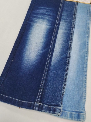 comprar 75% de algodón Vertical de hilo de bambú Estiramiento 9,1 oz de tejido de denim 10S para las mujeres de jeans online manufacture