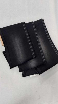 comprar 12.5oz NEGRO/NEGRO con anchura completa 168-170cm Estiramiento ligero elástico tanto en onda como en curva Tejido denim JSD3438-3 para pantalones de moda online manufacture