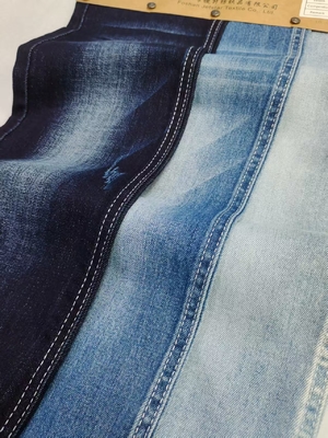 comprar 8.9oz 85%Cotton Dual-Core Siro Yarn Cross Slub 10s Denim Fabric 180cm Full Width For Jeans Or Jacket online manufacture
