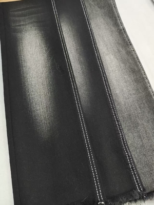 comprar NEGRO/NEGRO 180cm ancho completo Tejido vaquero elástico Cross Slub Siro Yarn de 9.2oz JSD3302A Para abrigo vaquero o vaqueros online manufacture
