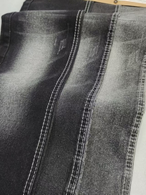 comprar Tejido vaquero elástico de 11.2oz estilo sarga súper suave NEGRO/NEGRO, construcción 8*16/70 para vaqueros online manufacture