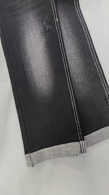 comprar 75% Algodón, tejido pesado de 12oz, NEGRO/BLANCO, con construcción de ancho completo de 150cm, tejido vaquero 16*16/70+10 sin elasticidad, JSD3356B para vaqueros de hombre online manufacture