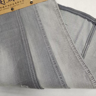 comprar Tejido vaquero elástico de sarga de color gris de 6.8 oz y peso ligero, 61% lyocell, estilo denim, 69/71'' de ancho completo para vaqueros de verano online manufacture