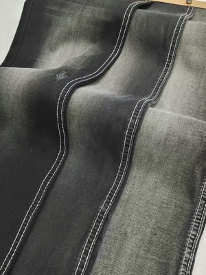 comprar 6.8oz Light Weight 61%Lyocell BLACK/BLACK Twill Style Stretch  Denim Fabric 69/71'' Full Width JSD2035A For Summer Jeans online manufacture