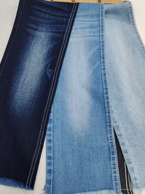 comprar 8.8oz Siro Yarn Warp Slub Dark Indigo Denim Tejido 10+10*16/55 Construcción JSD3302 Para mujer Jeans online manufacture