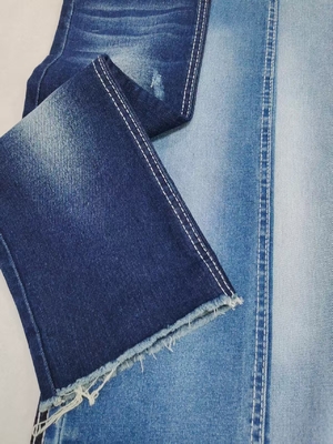 comprar Tejido denim de alta elasticidad índigo oscuro con sarga derecha 3/1 de 10oz, resistente al encogimiento, para vaqueros online manufacture