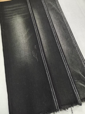 comprar Tela de mezclilla 8S de alta elasticidad, índigo oscuro, sarga derecha 3/1, negro seda de 11.5oz para jeans online manufacture