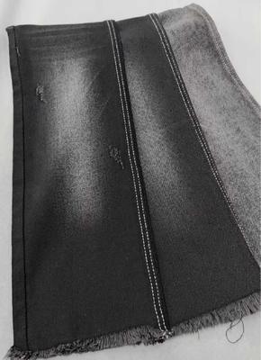 comprar 10oz Medium elastic Black/Black right twill with full width 180cm construction 8*10/40+75 Denim fabric  JSD3078A for jeans online manufacture