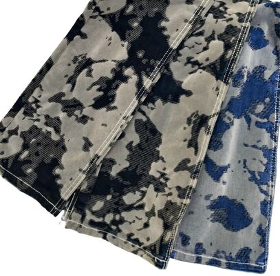 comprar Maillard estilo gris de tejido de denim de flocos 10,5 oz para el revestimiento de otoño o jeans de moda Fabricación en línea