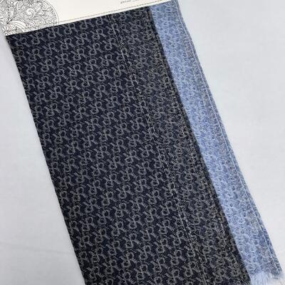 comprar Lleno de patrón RR Jacquard Denim Tejido de algodón poliéster Peso medio para diseño especial hombres jeans Fabricación en línea