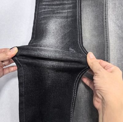 9.4OZ TWILL Estilo de algodón poliéster estiramiento de tejido de denim JSD3245B Para los niños pantalones o jeans de dama