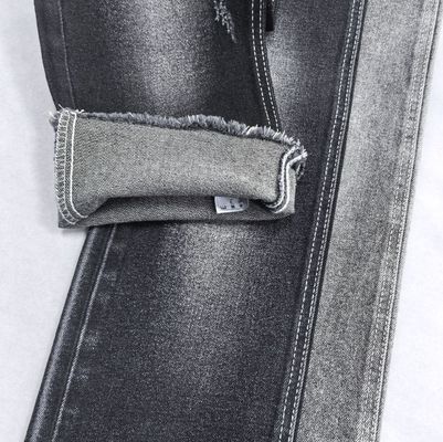 Negro de peso pesado de denim para hombres Jeans 68%C 3%V 27%P 2%S