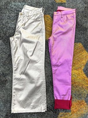 Moda de colores brillantes de tejido de denim para hombres Jeans 7.7OZ 57' 58'