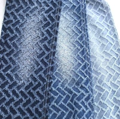 Peso pesado Twill izquierdo sin estiramiento patrón especial de tejido denim 10oz 178-180CM
