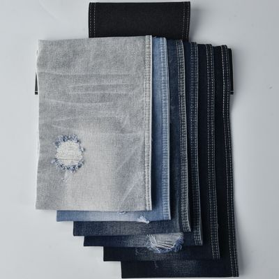 Algodón poliéster espandéx estiramiento denim tela 11.9 oz vestido prenda de vestir Jean
