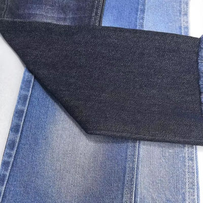 168-170 cm de ancho Estiramiento Tejido de denim azul oscuro 9.7 oz JSD3209 para rendimiento y comodidad
