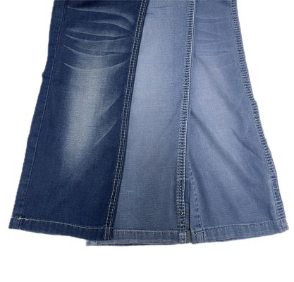 Tejido azul de verano ligero Tencel Lyocell Tejido de denim elástico para jeans de moda