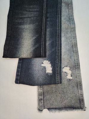 Tela de mezclilla AZUL GRIS de peso pesado 78.6% algodón JSD3250C para jeans de moda o pantalones de niño