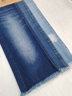 80% de tejido de denim con 10 * 7 de construcción sin estiramiento 11 oz para hombres jeans
