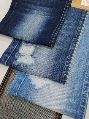 Baja contracción 80%Cotton TWILL estilo de tejido denim INDIGO oscuro para mujeres Jeans o pantalones de niños
