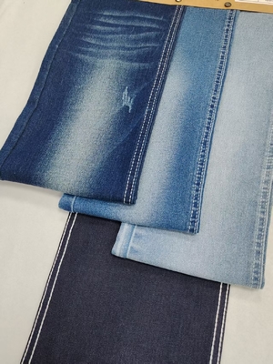 Comodidad elástica 55% algodón Tejido denim de alta calidad 12*21/40+70 Construcción JSD3031 traje jeans Denim al por mayor